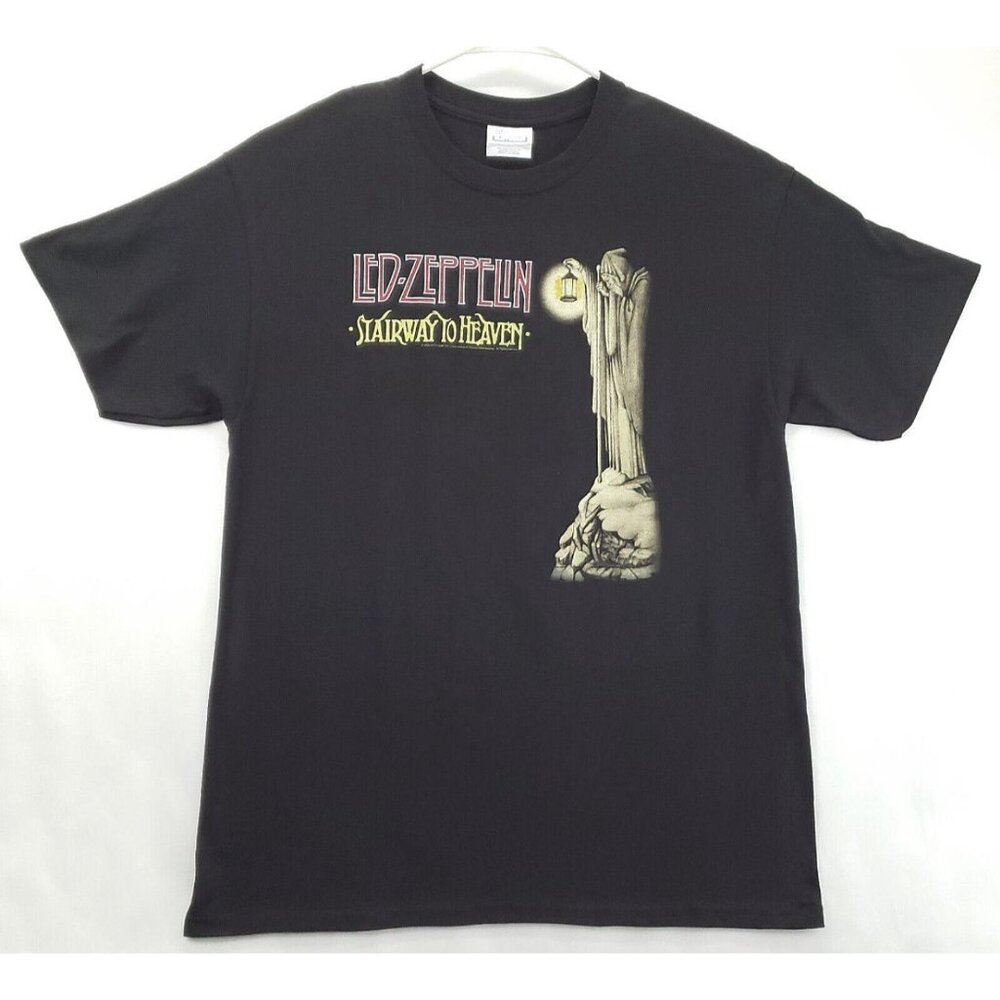 Vintage Led Zeppelin Stairway To Heaven 2005 Concert Band Shirt Men Large Black